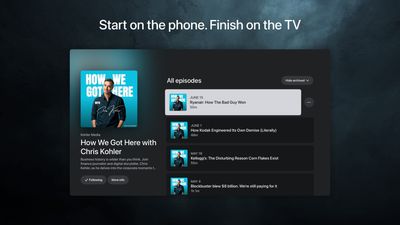 Pocket Casts теперь доступна на Apple TV