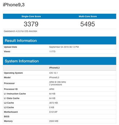 Benchmark Suggests iPhone Plus Has 3GB RAM MacRumors
