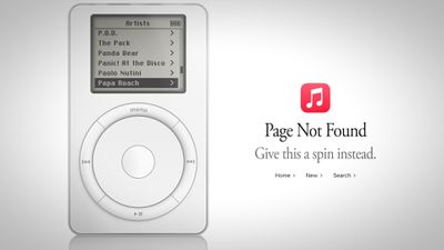 iPod Apple Music Page Not Found vignette