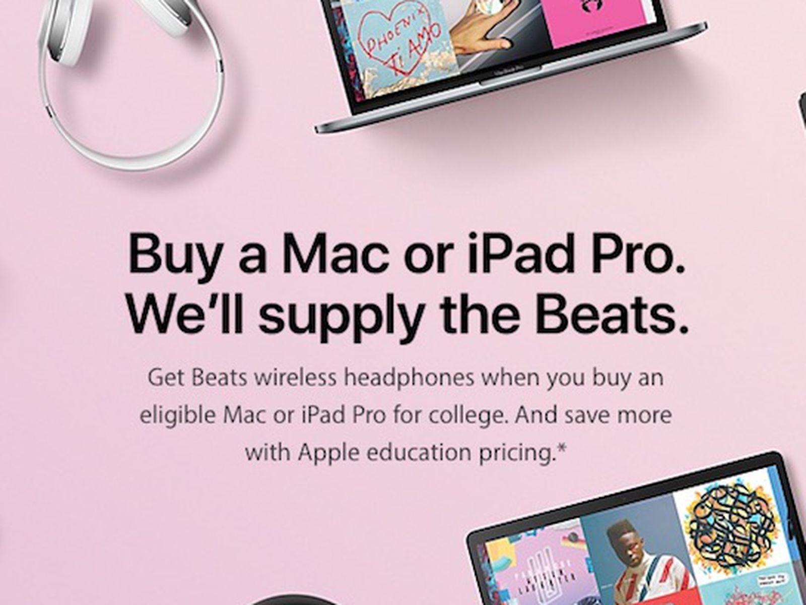 Students can score Beats earphones with Mac and iPad purchases