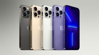 The iPhone 14 Pro lineup features silver