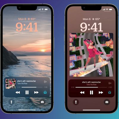 ios 16 apple music lock screens