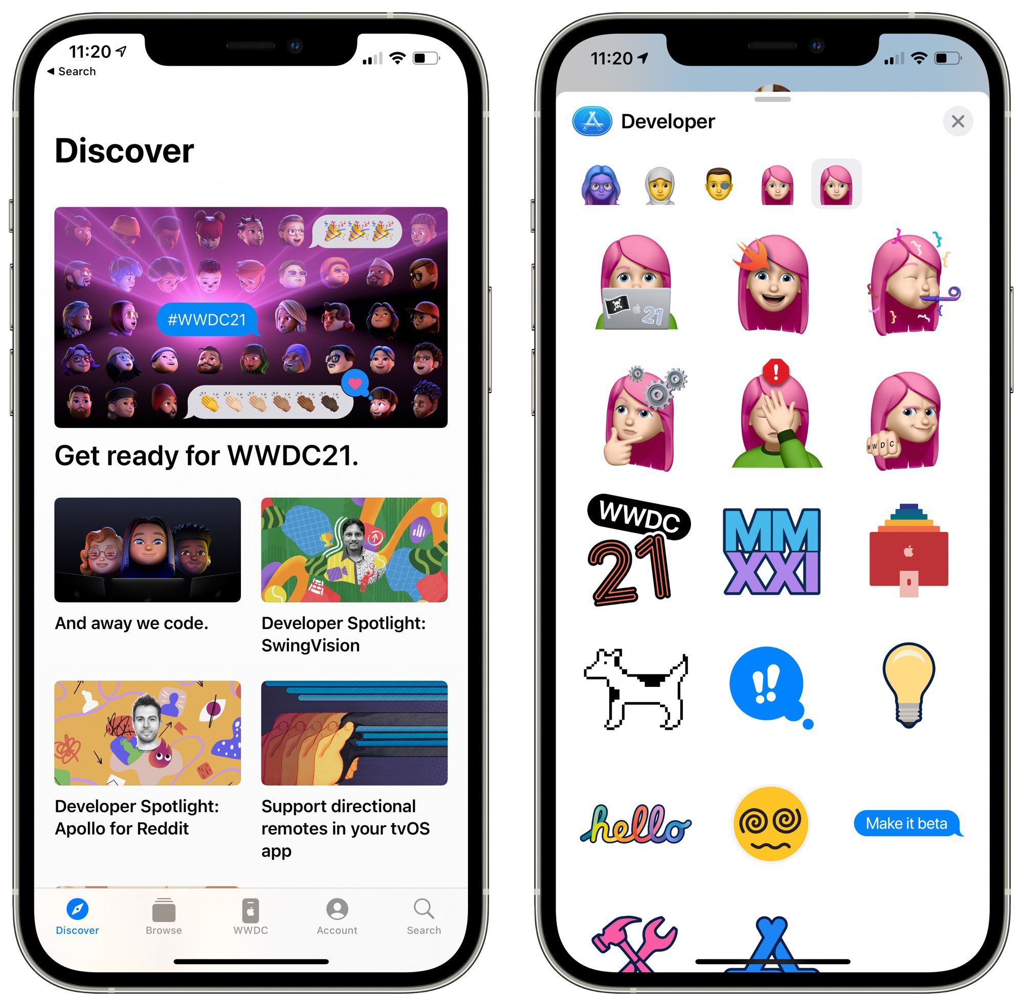 photo of Apple Developer App Gains Lab Signups, Session Info, and New Stickers Ahead of WWDC Keynote image