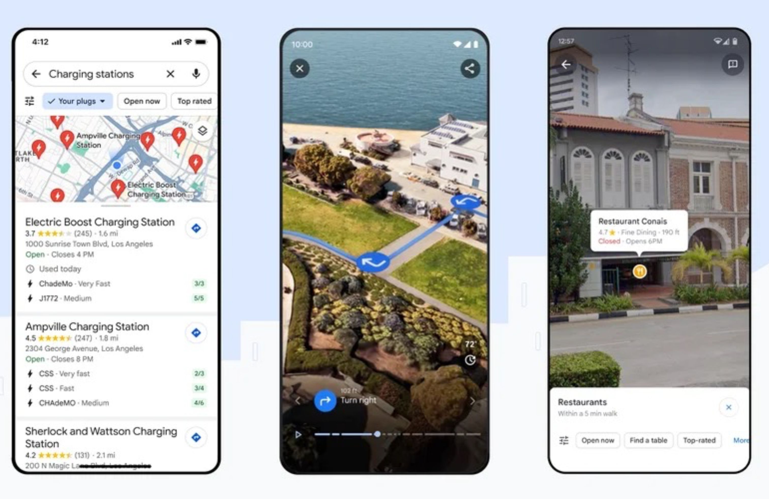 Google Maps obtiene una visión inmersiva de rutas y otras funciones de IA