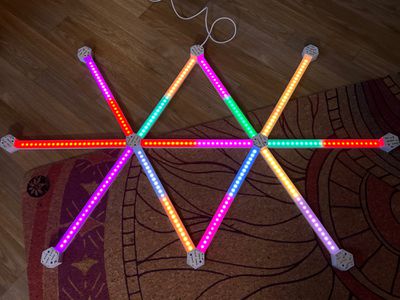 nanoleaf lines back leds