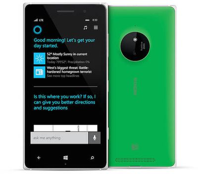 Microsoft Cortana Nokia