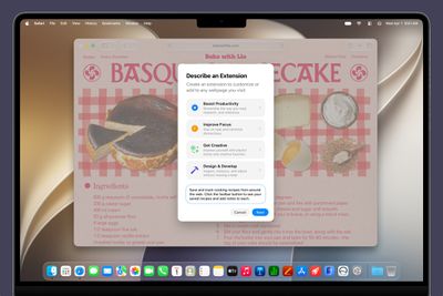 macos 27 safari describe extension