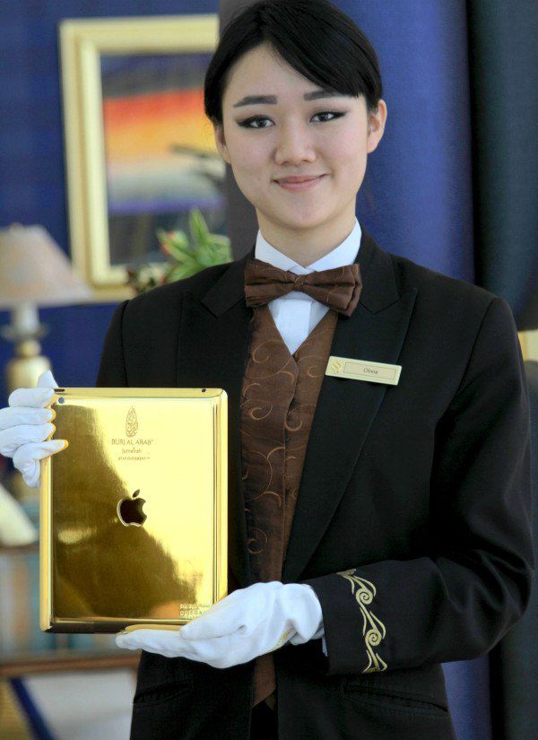 Burj Al Arab In Dubai Introduces Gold Plated Ipads For Guest Use