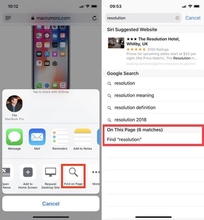 Top Five Time Saving Iphone Tips Searching Web Pages Swipe To