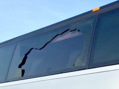 apple shuttle bus damage
