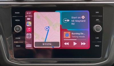 tiguan 2021 carplay dashboard