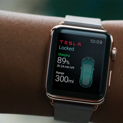 Tesla Apple Watch App
