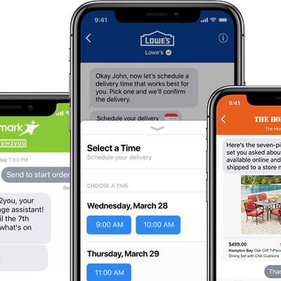 apple business chat trio