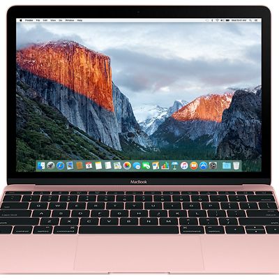 rose gold 12 inch macbook