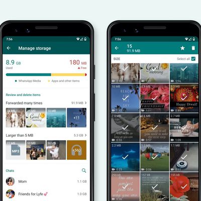 whatsapp storage