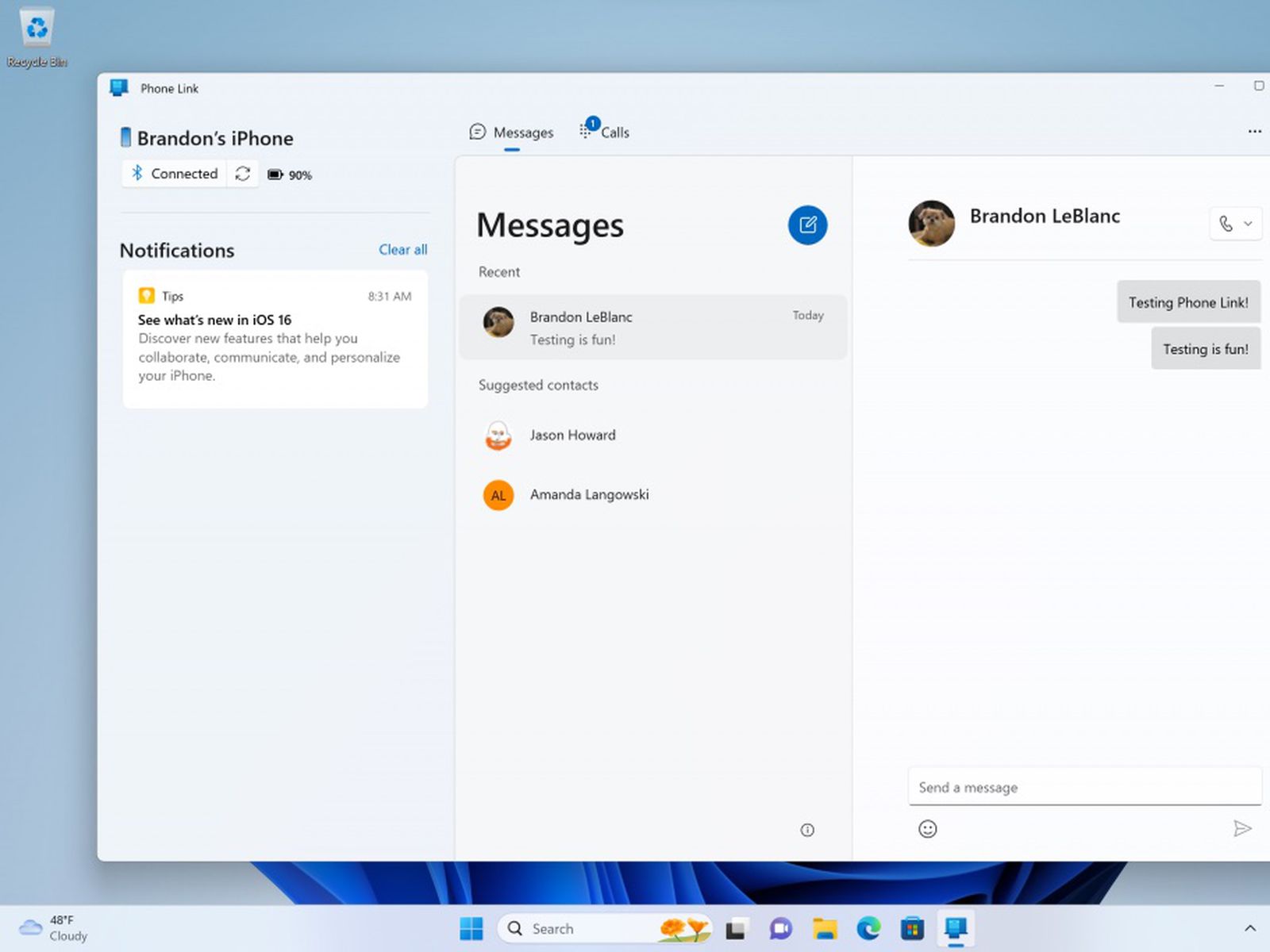 Microsoft Completes Rollout of Basic iMessage Support on Windows 11 -  MacRumors