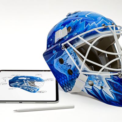 iPad NHL Goalie Mask