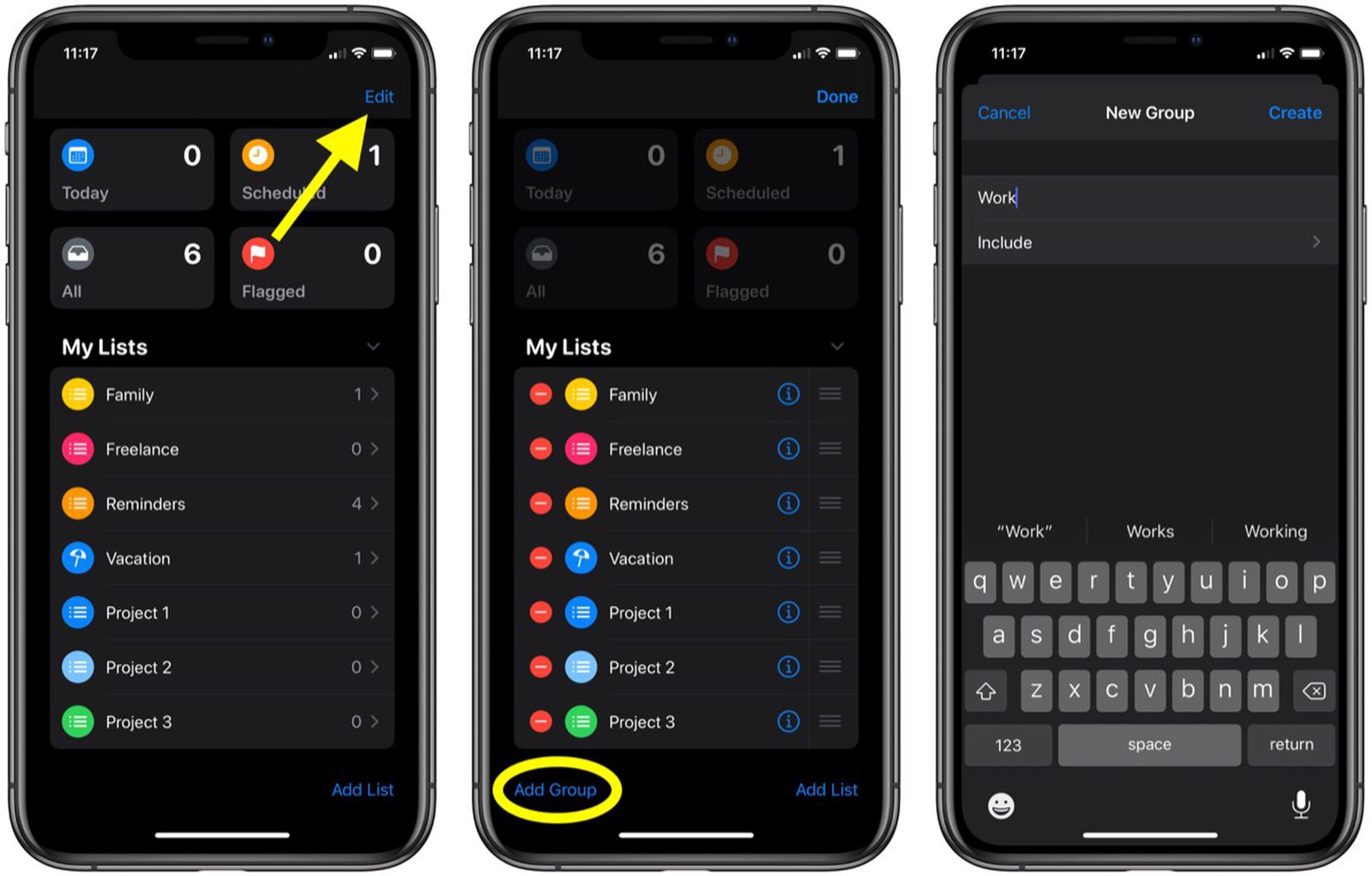 How to Group Together Lists in the Reminders iOS App - MacRumors