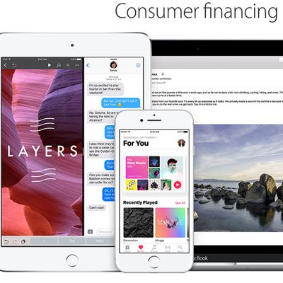 apple consumer financing