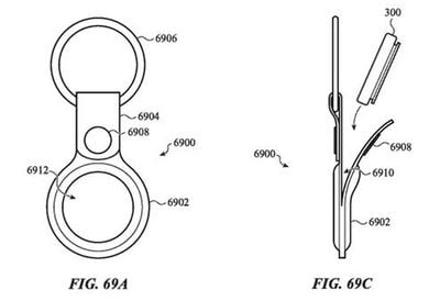 airtag patent keychain