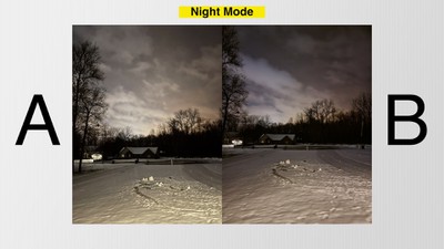 s21 vs iphone 12 night mode