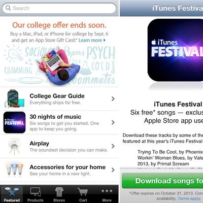 itunes festival free songs