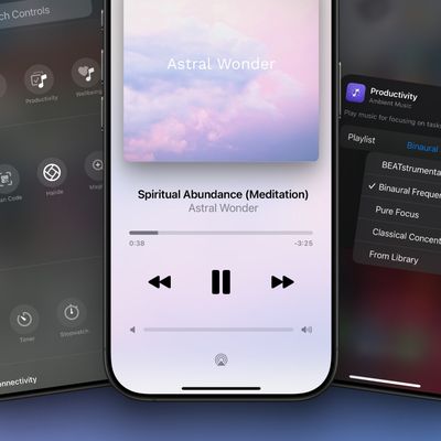 iOS 18 4 Ambient Music Control Center