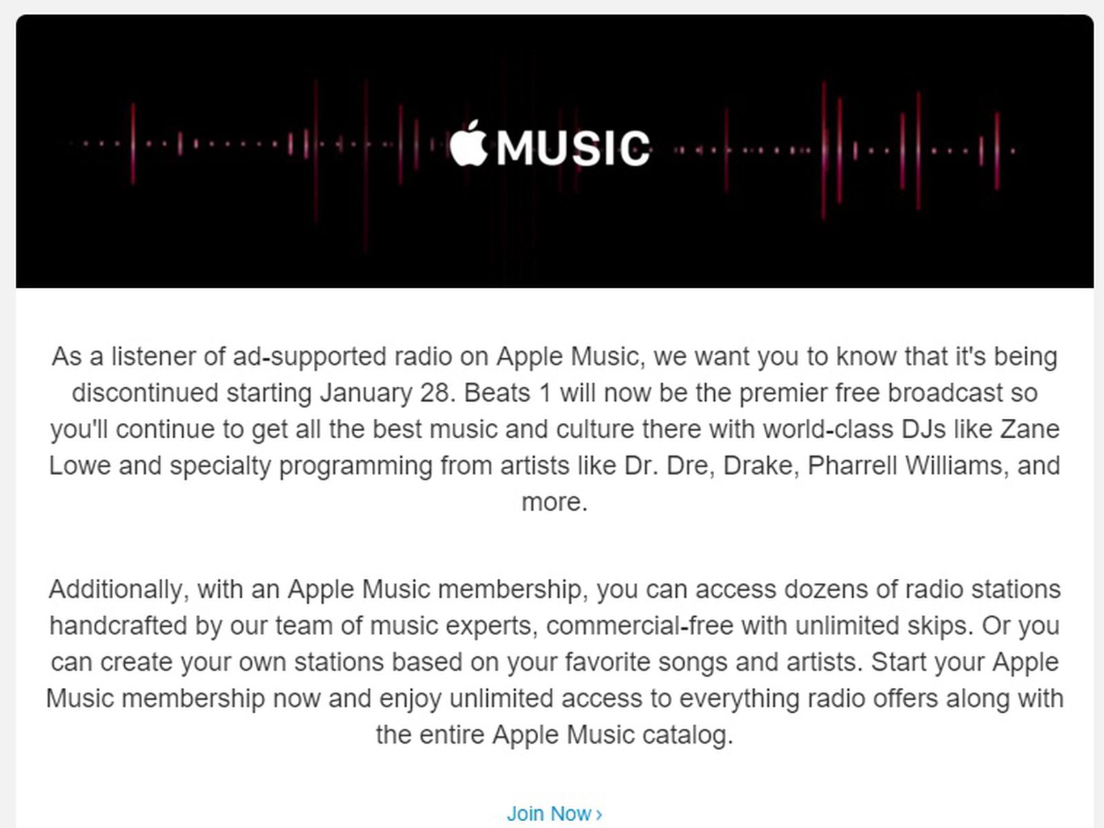Apple Ending Ad-Supported iTunes Radio Stations at End of January -  MacRumors