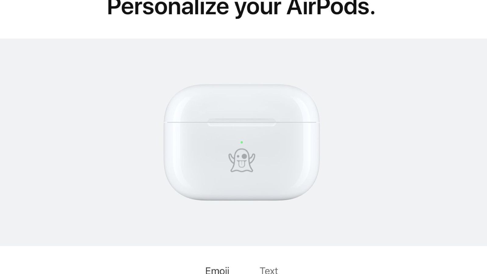 Apple lets you personalize your AirPods case - GadgetMatch