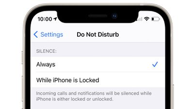IOS 15 Removes Do Not Disturb Option That Silenced Notifications Only When  iPhone Was Locked - MacRumors