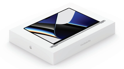 macbook pro caja de manzana