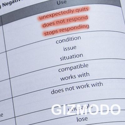 apple genius training banned words
