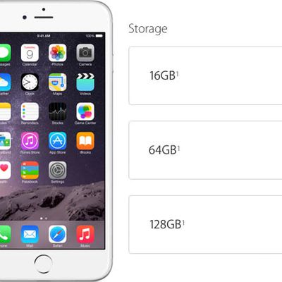 iPhone 6 storage