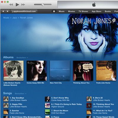 norah jones itunes store