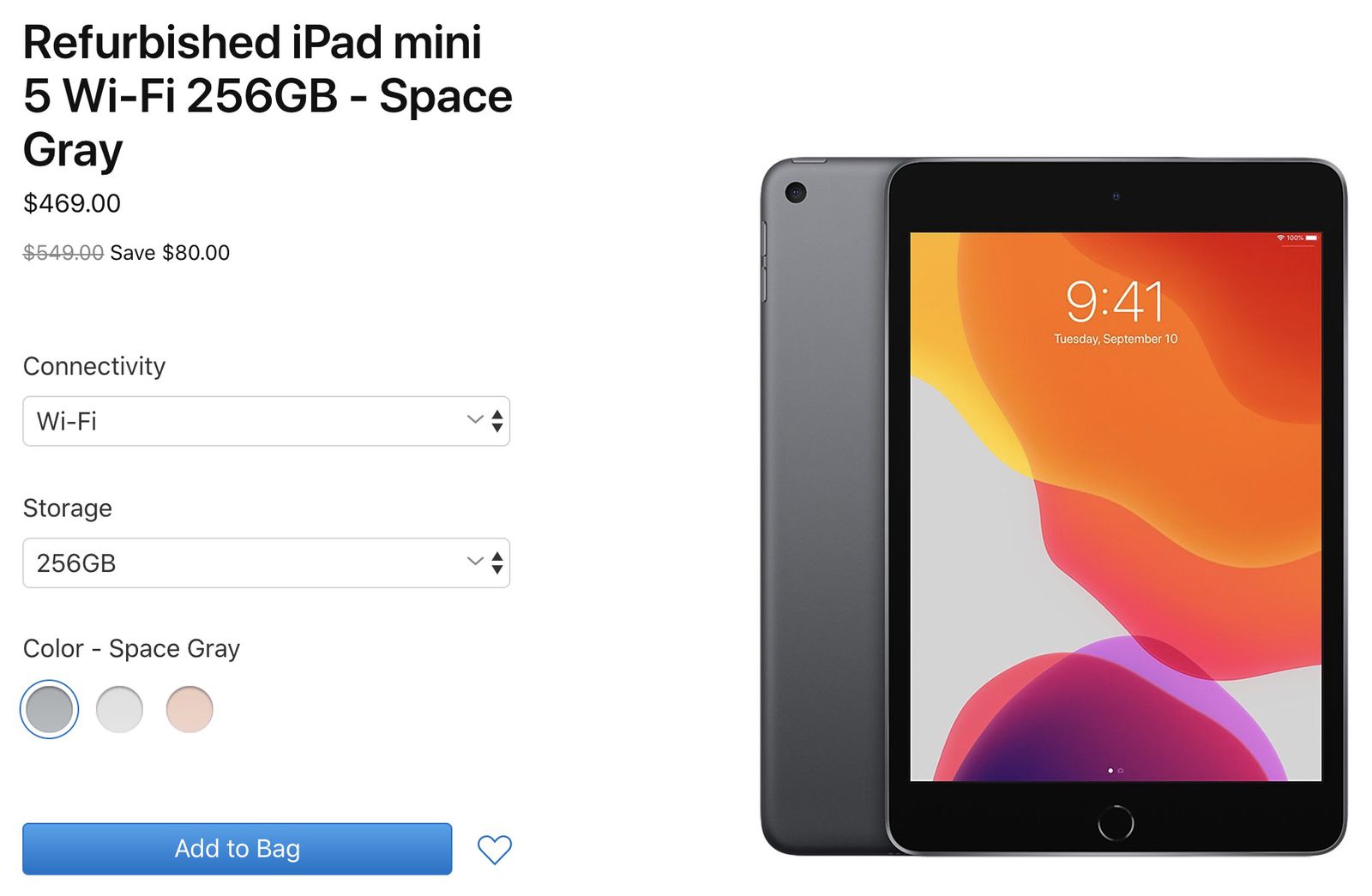 Apple iPad Mini (5th Gen) - 2019 Dimensions & Drawings