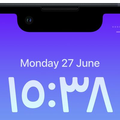 arabic indic clock iphone