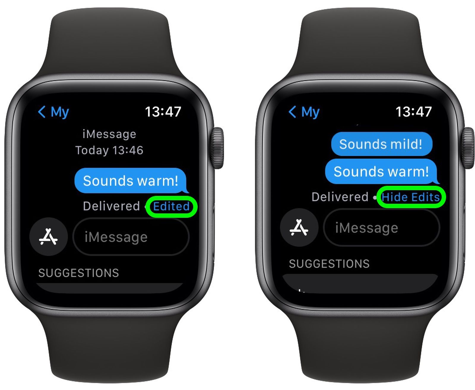 Apple Watch Zprávy úpravy