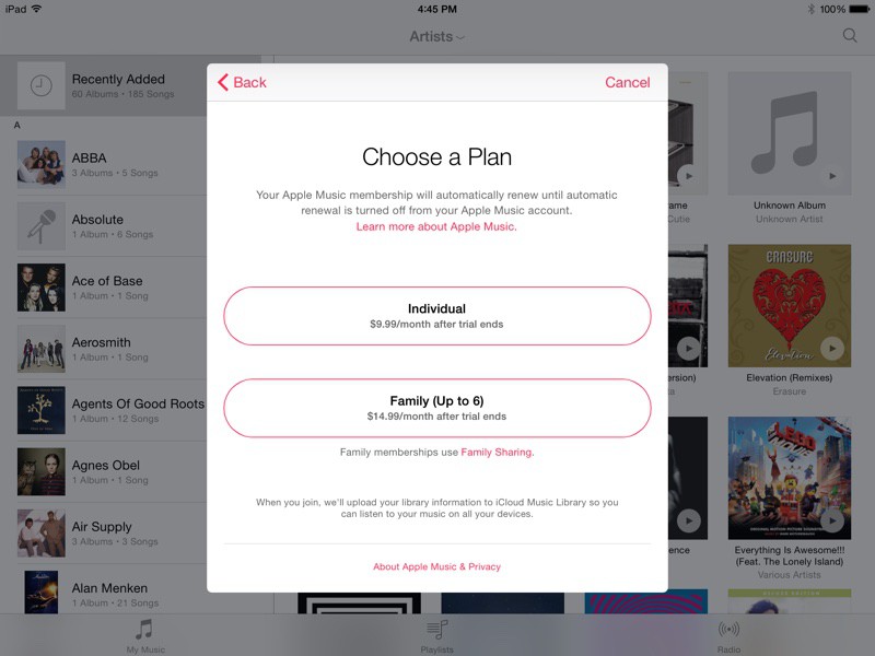 Signs of Apple Music Begin Showing Up in iOS 8.4 Beta Music App MacRumors