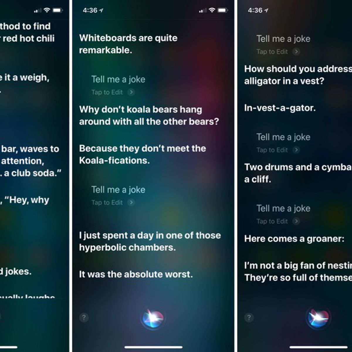 Apple S Siri Learns New Jokes Macrumors