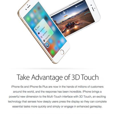 3D Touch Apple email