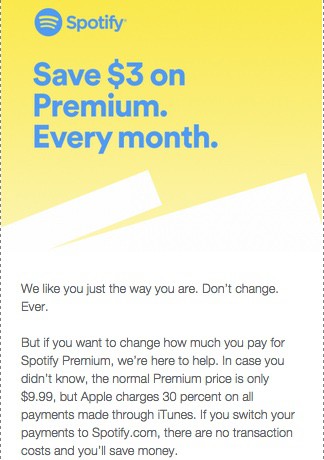 how to cancel spotify premium on mobile app