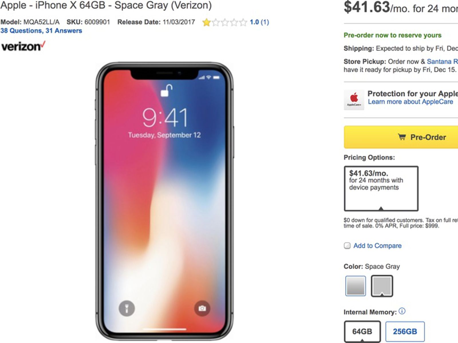 Best Buy Selling Iphone X On Installment Plan Only After Criticism Over 100 Premium Macrumors