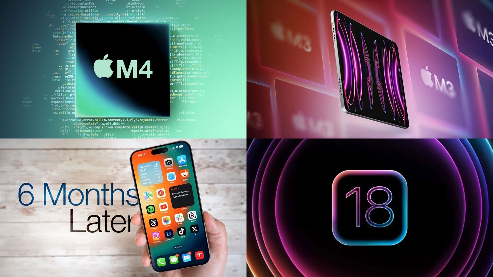 Top Stories: M4 Mac Roadmap Leaked, New iPads in Second Week of May ...