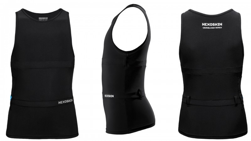 hexoskin biometric shirt
