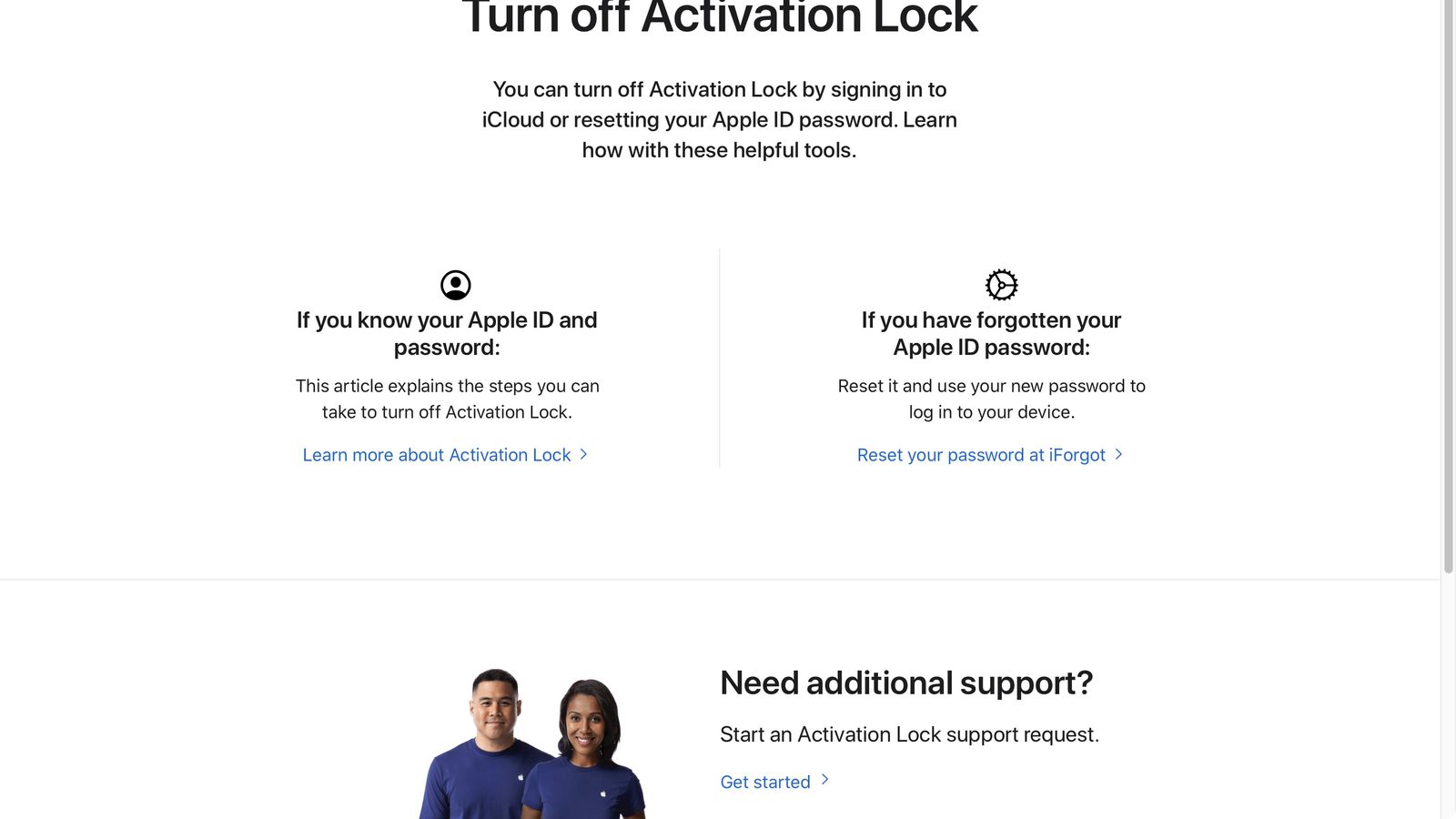 Activation Lock for iPhone and iPad - Apple Support