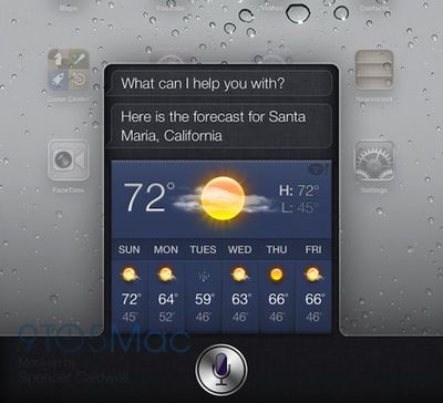 siri ipad mockup