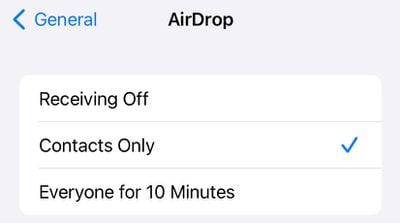 AirDrop Everyone For 10 Minutes