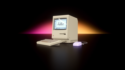 macintosh 128k render