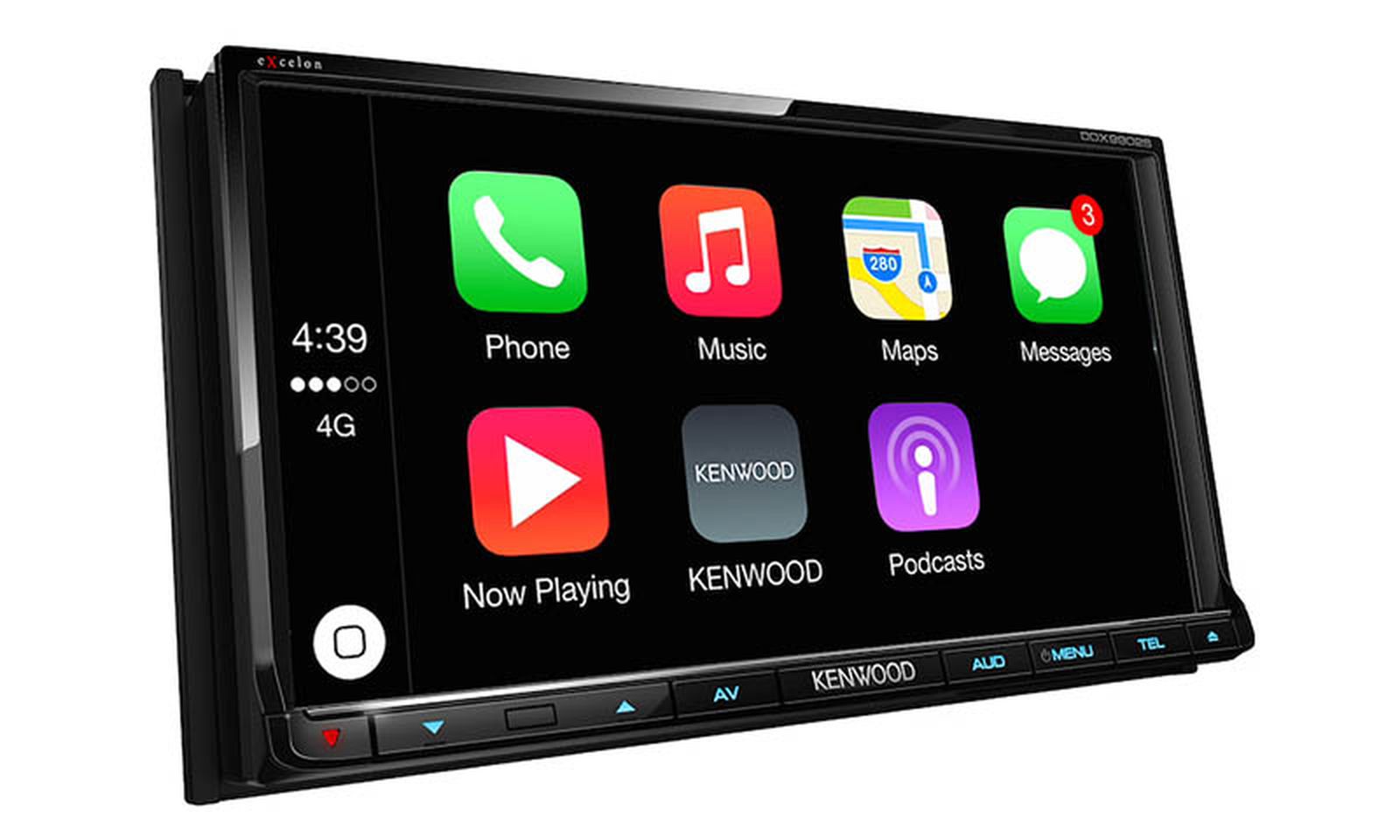 Kenwood's Aftermarket CarPlay and Android Auto Systems Now Shipping