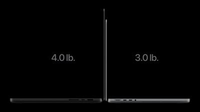 macbook pro oled weight